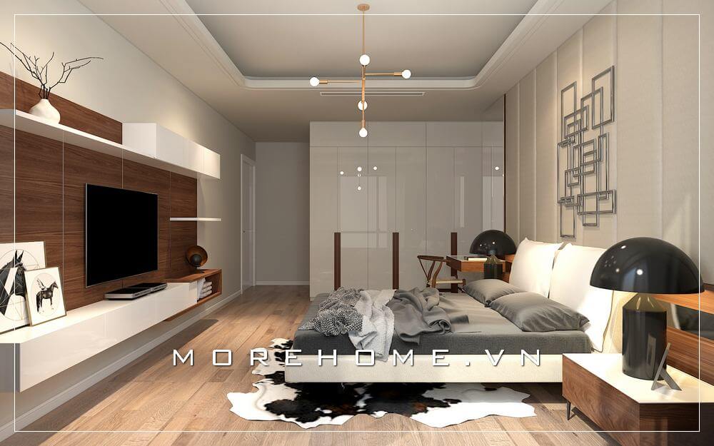 Gợi ý mẫu giường ngủ chung cư hiện đại độc đáo và tiện nghi