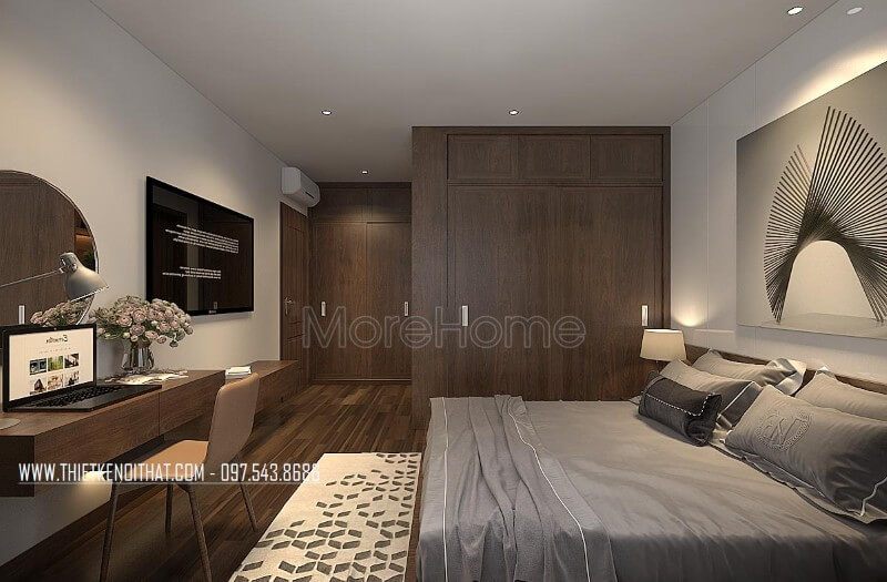  Tuyển tập 33 ý tưởng thiết kế nội thất căn hộ đẹp có tủ quần áo ấn tượng 2022-2024